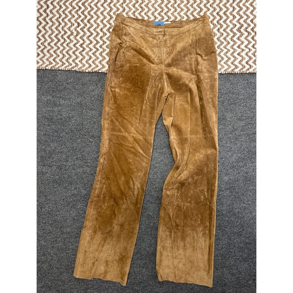 Vintage Provence d'amour Leather Pants Womens Sz 4 Bootcut Western Boho Festival